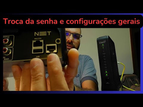 Como Configurar Modem Claro Net | Melhore Sua Conexão | Troca De Senha Wifi