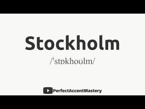How to Pronounce STOCKHOLM | City Name | IPL | Definition | Perfect Accent Mastery