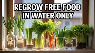 10 Kitchen Scraps You Should NEVER Throw Away (Regrow FREE Food in WATER Only!)
