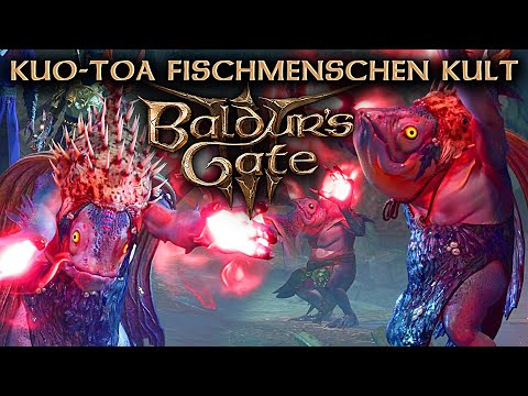 Kuo-Toa Fischmenschen in Baldur's Gate 3 Deutsch German Gameplay