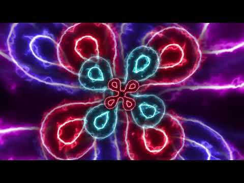 Club Visuals 1053 - Rotating Flame Shapes VJ Clip