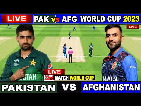 Live: PAK Vs AFG, ICC World Cup 2023 | Live Match Centre | Pakistan Vs Afghanistan | 1st Innings