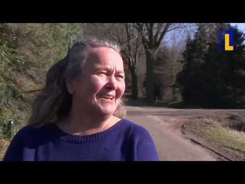 Óngerwaeg ziet een blaffende ooievaar in Egchel - 29 mrt 2019