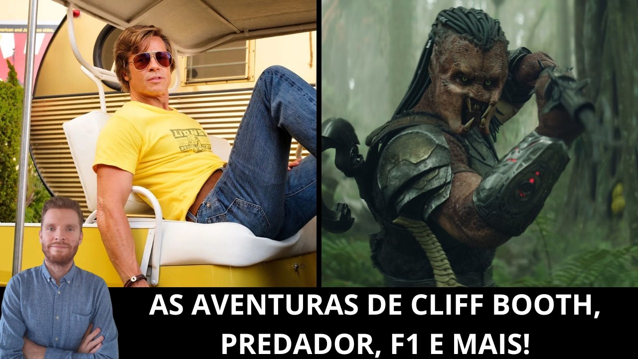 Ao vivo: As Aventuras de Cliff Booth, sequência de F1, o futuro de Predador, Oscar 2026 e mais!