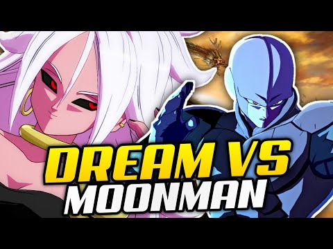 Dream (Trunks Goku Cooler A21 Black) Vs Moonman (Buu Frieza Hit Trunks Bardock) Dragon Ball FighterZ