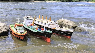 See how the Big Ships on the River, Ocean Ships, Cruise Ships,Titanic,Tugboats,Passenger Ships,Boats
