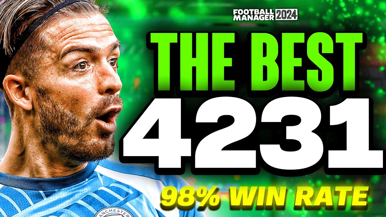 The BEST 4231 FM24 Tactic (98% Win Rate!) | Football Manager 2024