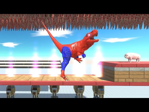 Jurassic World and Units vs Deadly Spikes Challenge