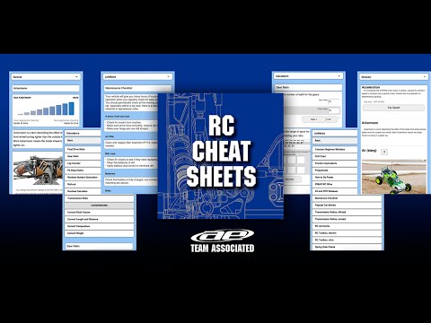 RC Cheat Sheets Video