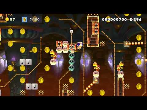 Automatic Castle by unäD 🍄 Super Mario Maker 2 #alg