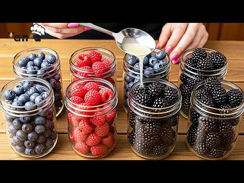 I don't freeze fresh blueberries, blackberries and raspberries! I keep them in a jar!