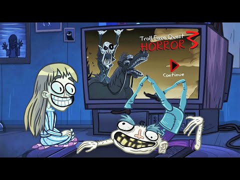 Troll Face Quest: Horror 3 Walkthrough - All Levels Win and Fail