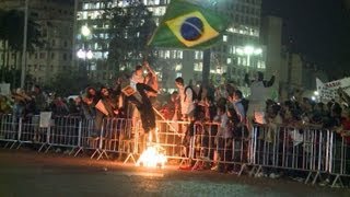 Protestos violentos em São Paulo