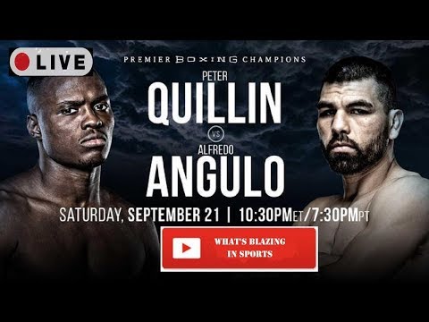 PETER QUILLIN VS ALFREDO ANGULO FULL FIGHT COMMENTARY: No figth Footage