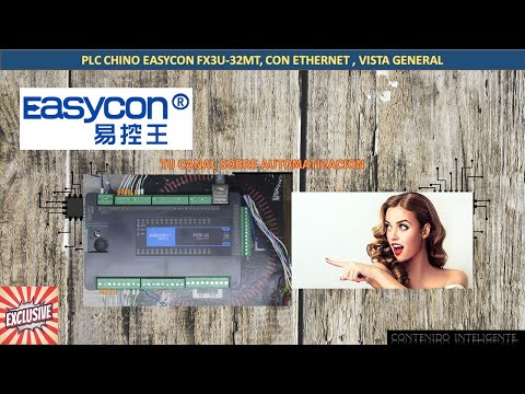 01-PLC CHINO EASYCON FX3U-32MT, CON ETHERNET , VISTA GENERAL