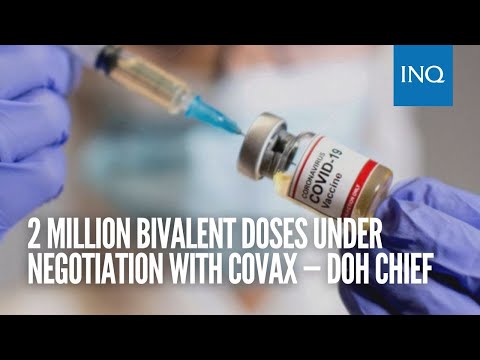 2 million bivalent doses under negotiation with Covax — DOH chief