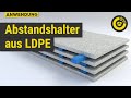 Nomapack C Schuimprofiel Rectangular 50x50mm, 2 meter lengte