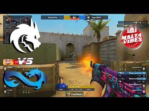 Spirit vs Eternal Fire - Malta Vibes 2021 | CS:GO