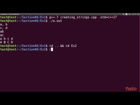 C 17 STL Solutions Creating Concatenating and Transforming Strings | packtpub com