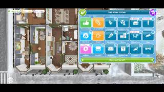 Buying, Selling and Redesigning a House In The Sims Freeplay part 1