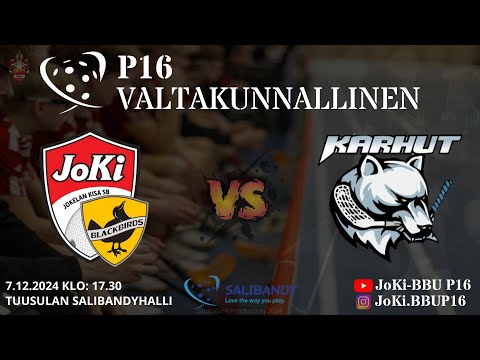 P16 Valtakunnallinen JoKi/Blackbirds - Karhut 7.12.2024