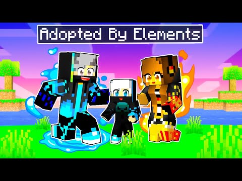 Adopted By ELEMENTALS In Minecraft (Hindi)