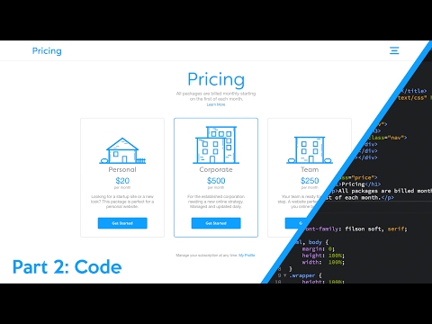 Web Design Speed Art + Speed Code - Pricing Packages (Part 2 of 2)