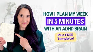 Your ADHD Brain Doesn't Need a Better Planner. Try THIS. Ep. 342