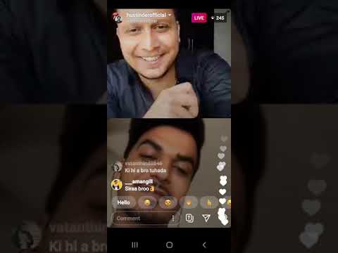 Hustinder Live on Instagram About New Punjabi Song Yaar Sambh Lain ge 2020