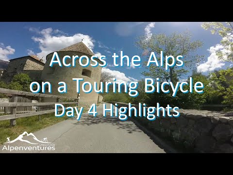Across the Alps on a Touring Bicycle - Day 4 Highlights (Fuessen to Lake Garda)