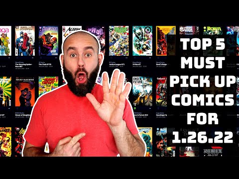 TOP 5 Must Have Comic Books for #NCBD 1/26/22