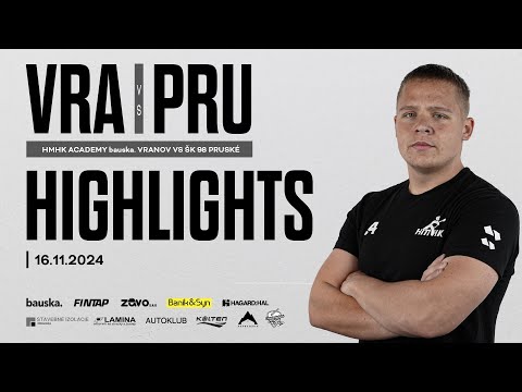 Highlights: HMHK Academy bauska. Vranov U20 - ŠK 98 Pruské U20