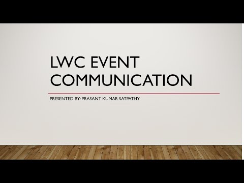 Events in Lightning Web Components