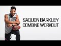 Saquon Barkley S Ridiculous Workout 2018 NFL Combine Highlights