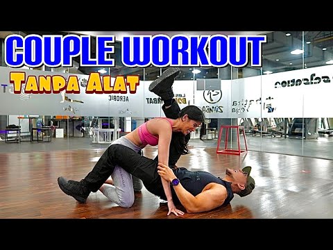 Olahraga Tanpa Alat Deddy Corbuzier & Sabrina Chairunnisa || 10 menit couple workout bakar lemak !!