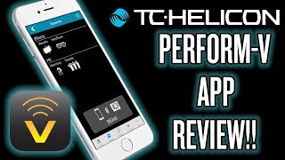 Video thumbnail for TC-Helicon Perform-V App Full Review!! by jammstudiosmusic