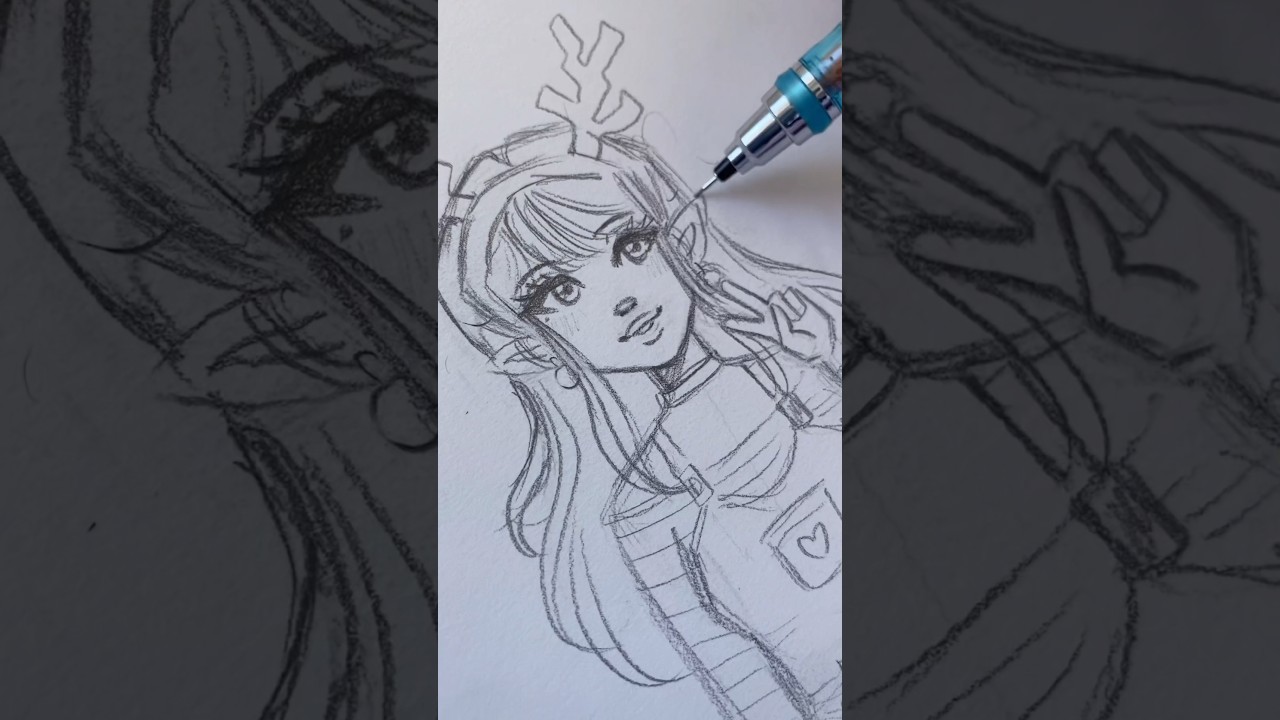 Christmas Creative OC Drawing Challenge🎄 #shorts