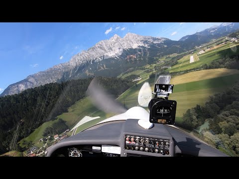 Katana DA20 landing at Niederöblarn Aerodrome LOGO