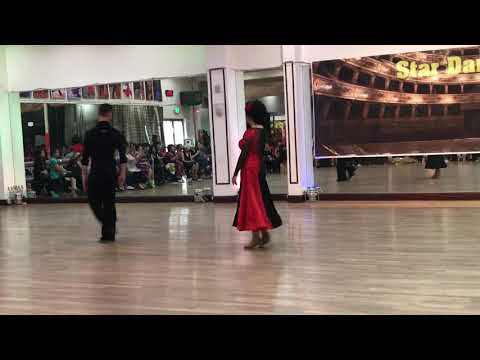 Theresa Woo with dance teacher Karlis Treijs