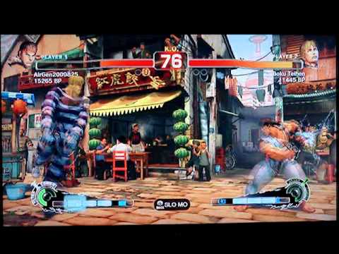 SSF4: Air (Ryu) vs Boku Telhen (Cody) - Japanese   XBL ranked