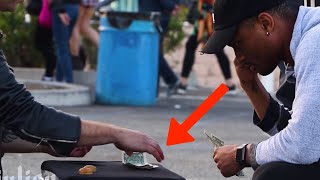 Street Hustler PRANK 😵(DO NOT ATEMPT THIS)  -Julien Magic