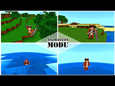 UNBELIEVABLE Minecraft PE Animation Mod - Game is INSANE now!!