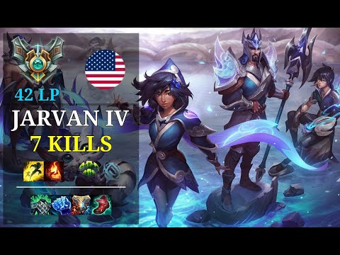 Jarvan IV Support vs Nautilus - 7 kills - Kosmish NA Master (42 LP) Patch 11.4