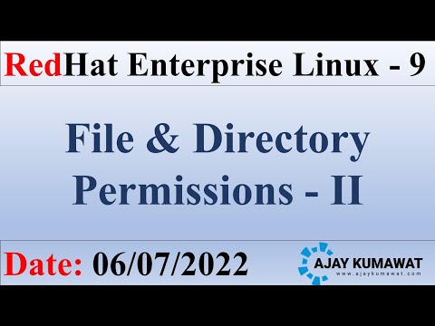 Linux Basic Commands Part I RedHat Enterprise Linux 9 RHCSA RHCE RHEL 9 Ajay Kumawat
