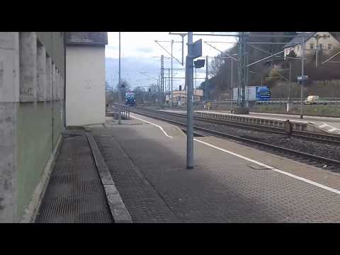 Siemen`s neue 192 er (Smartron) fährt durch Kronach