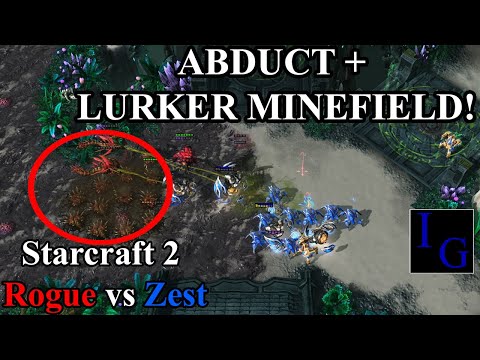 Starcraft 2 - Rogue vs Zest | A LURKER MINEFIELD! | Pro Match With Commentary