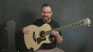 Video thumbnail for Taylor 816CE Acoustic Guitar Demo by guitarlancer