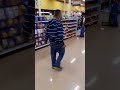 Crazy Man Destroys Grocery Store