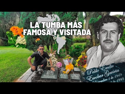 La tumba más visitada y famosa de Colombia | Pablo Escobar | Medellín Antioquia