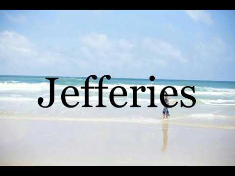 How To Pronounce Jefferies🌈🌈🌈🌈🌈🌈Pronunciation Of Jefferies